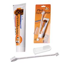 New arrival Pet Oral Care Kit Dog Cat Toothbrush Toothpaste Set Improve Pet Oral Hygiene Mouth Cleaning Reduce Dental Plaque 2024 - buy cheap