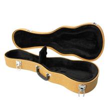 Ukelele Soprano de cuero de alta calidad, 21 pulgadas, portátil, acolchado, 4 cuerdas, Estuche de transporte de guitarra 2024 - compra barato