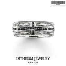 Vintage Cross Wedding Wedding Rings, 2018 New 925 Sterling Silver Fashion Jewelry Trendy Gift For Women Men Boy Girls 2024 - buy cheap