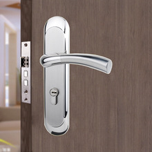Concise Indoor Bedroom Lock Have Hold Hand Lock Stainless Steel Panel Hand Hardware Double Tongue 2024 - buy cheap