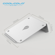 COOLCOLD-soporte portátil de aluminio para ordenador portátil, almohadilla de refrigeración antideslizante para MacBook Pro, Samsung y Tablet de 11, 12 y 14 pulgadas 2024 - compra barato