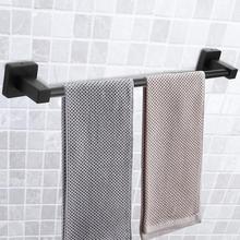 50cm de aço inoxidável fixado na parede toalhas prateleira armazenamento rack pendurado ferroviário banheiro cozinha toalha pendurado titular 2024 - compre barato