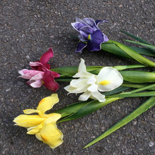 Real Touch PU Ireland Flower Artificial Plant Iris Flowers Arrangement European Home Wedding Festival Decoration Fake Flowers 2024 - buy cheap