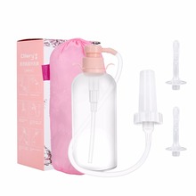 Irrigador Vaginal de 600ML Dispositivo de lavado Vaginal reutilizable, jeringa para Enema Anal, ducha Vaginal colónica 2024 - compra barato