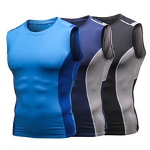 New Running Vest Men Gym Running Basketball Boxing Vest Undershirt Skins Cool Tees Tank Top fitness clothing 2024 - buy cheap