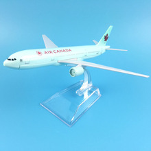 16cm Plane Model Airplane Model Air Canada Boeing 777 Aircraft Model Diecast Metal Airplanes Model 1:400 Plane Toy Gift 2024 - buy cheap