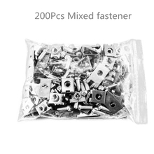 Mixed Auto Car body door panel fastener fixed screw U Type gasket fender metal clips 200pcs/lot 2024 - buy cheap