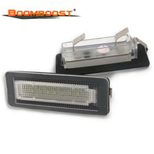 18SMD LED License plate light Car Led Number License plate Lamp 2x/2PCS Fit For Benz Smart fortwo coupe/carossblade/Cabriolet 2024 - buy cheap