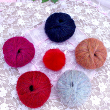 25g/ball cotton yarn Mohair yarn for knitting wool jewelry Plush wool chunky knitting yarn Hand Knitting Thread wholesale QW090 2024 - buy cheap