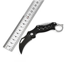 Outdoor Karambit knife Hunting Knives Survival Tactical claw knife min pocket Self Defense Offensive Camping Tool Keychain knife 2024 - buy cheap