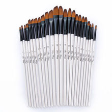 12pcs/set Artist Paint Brushes Set Acrylic Oil Watercolour Painting Craft Art Model Paint By Number Pen Brushes 2024 - buy cheap