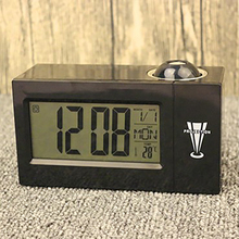 Projection Alarm Clock Digital LCD Display Voice Talking Table Clocks Temperature Snooze Function Desk Projector Clock 2024 - buy cheap