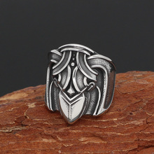 Men 316L stainless steel norse Viking amulet wiccan raven pagan ring with gift bag 2024 - buy cheap