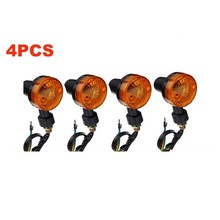 4pcs/Set 12V Universal Motorcycle Bike Amber Turn Signal Light Indicator LED Flashers Blinke Motorcycle Turn Signal Lamp 2024 - buy cheap