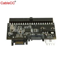 Cable CY 2 en 1 IDE a SATA/Adaptador SATA a IDE, convertidor compatible con Serial ATA de 40 Pines, Puerto Serial ATA de 4 pines de alimentación 2024 - compra barato