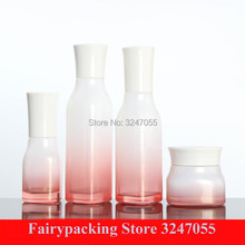 10pcs/lot 120ml100ml40ml Cosmetic Lotion Pump Glass Bottle, Empty Cosmetic Toner Liquid Vials, 50G Beauty Skin Care Cream Jar 2024 - buy cheap