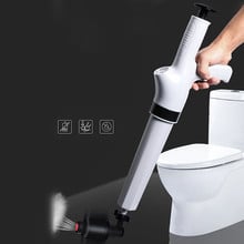 toilet pipe blockage pneumatic dredge tool,High pressure strong air gas Toilet Plunger dredge kitchen sink bathroom sewer clog 2024 - buy cheap