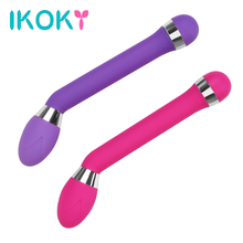 IKOKY Dildo Vaginal Massage Clitoris Stimulation AV Magic Wand G-spot Sex Toys For Women Female Masturbation Vibrator 2024 - buy cheap