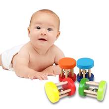 Оптовая продажа игрушек для детей погремушка ручной колокольчик Игрушка забавная деревянная игрушка для малышей Детские интеллектуальные развивающий, образовательный игрушки 2024 - купить недорого