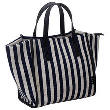 Casual Stripe Female Handbag Canvas Women Beach Bags Patchwork Design Crossbody Messenger Bag For Ladies Tote Sac 2024 - buy cheap
