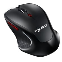 HXSJ-Mini ratón óptico inalámbrico, Mouse negro con Bluetooth 3,0, 2400dpi, para juegos 2024 - compra barato