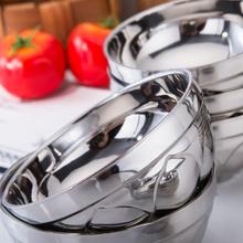 Double Walled Insulated Bowl Home Restaurant Canteen Travel Bowl Stainless Steel 2024 - buy cheap