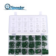 Резиновые уплотнительные кольца ESPEEDER 270 шт., комплект шайб для кондиционера, зеленые метрические уплотнительные кольца, нитриловые уплотнительные кольца 2024 - купить недорого