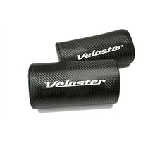 Carbon Fiber Texture PU leather For Hyundai Veloster Car Seat Head Neck Rest Cushion Headrest Pad Car Neck Pillow 2024 - buy cheap