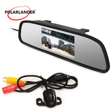 Color TFT LCD Display Car Mirror Monitor DC 12V 4.3" with 170 Degree Angle Rear View Camera 2024 - buy cheap