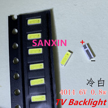 PCT 4000PCS/Lot  SMD LED 4014 6V 0.8W Cool White Replace 4020 For TV Backlight Application 2024 - buy cheap