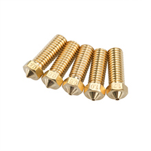 5Pcs/lot Volcano nozzles 3D printer All metal brass 3D Lengthen extruder nozzle 0.4/0.6/0.8/1.0/1.2mm For 1.75/3mm supplies 2024 - buy cheap