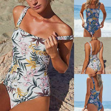 Women Floral Bandage Swimwear One Piece Bikini Swimsuit Bra Push Up Beachwear Bathing Suit 2024 - buy cheap