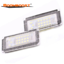 Lâmpada para placa de carro, led, branco, smd 12v, acessórios, 2 lâmpadas led, kit para bmw mini cooper s, r50, r52, r53 2024 - compre barato