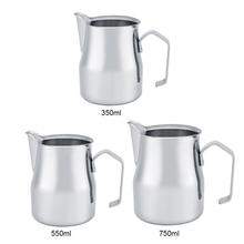 Aço inoxidável latte arte jarro de espuma de leite jarro café expresso caneca de café artesanato cappuccino copos pote ferramentas 2024 - compre barato