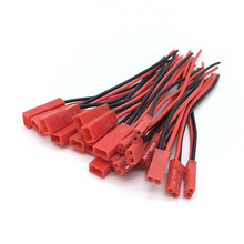 10pairs/lot 2*100mm 2PIN JST Connector Plug Cable 2*10cm Male+Female for RC Battery Connector Terminals 2024 - buy cheap