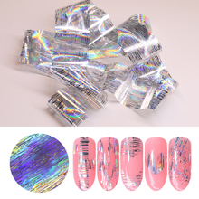 100cm*3.9cm Nail Foils  Laser Colorful Nail Art Transfer Stickers Accessories Nail Art Decorations Decals Tool 2024 - buy cheap