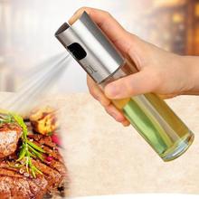 100ML 1Pcs Stainless Steel Glass Olive Pump Spray Bottle Oil Sauce Vinegar Sprayer Pot Cooking Tools BBQ Cookware Kitchen Gadget 2024 - buy cheap