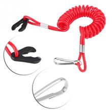Boat Outboard Engine Ignition Emergency Kill Stop Switch Key Lanyard Rope Clip Hook for Yamaha All Series New Red Color Plastic 2024 - buy cheap