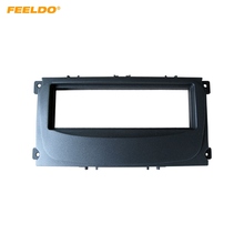 FEELDO-Kit de marco de Fascia para coche, reproductor de DVD, Panel de salpicaduras de instalación, embellecedor de Audio, 1DIN, para Ford Mondeo c-max Kuga Focus 2024 - compra barato