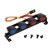 Lámpara LED ultrabrillante multifunción para coche, accesorio para 1/10 1/8 RC HSP Traxxas TAMIYA CC01 4WD Axial SCX10 modelo, AX-505RBL 2024 - compra barato