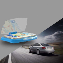 Универсальный автомобильный Автомобильный HUD телефон GPS навигация изображение Отражатель Держатель для мобильного телефона (синий) 2024 - купить недорого