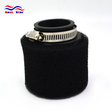 Motorcycle 42MM Black Straight Double Layer Foam Sponge Air Filter Cleaner For Pit Bike ATV Scooter Buggy Go Kart 120 140 150CC 2024 - buy cheap