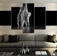 5 Piece Canvas Art Classy Ballerina Modern Decorative Paintings on Canvas Wall Art for Home Decorations Wall Decor Artwork 2024 - buy cheap