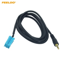 FEELDO-Cable de Audio estéreo hembra para coche, adaptador de entrada auxiliar de 3,5mm para VW Golf Passat B5 Bora Polo Blaupunkt # MX5742 2024 - compra barato