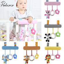 2019 Brand New Kid Baby Crib Cot Pram Bed Stroller Hanging Plush Toy Cartoon Hanging Rattles Cartoon Ring The Baby's Bed Bell 2024 - buy cheap