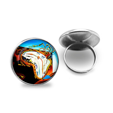 Salvador Dali Soft Watch At The Moment of Explosion Men Vintage Gothic Rings Handmade Glass Cabochon Rings jewelry 2024 - buy cheap