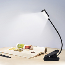 Luminária usb recarregável de led, lâmpada dobrável para leitura em mesa e escritório, luz para laptop e computador 2024 - compre barato