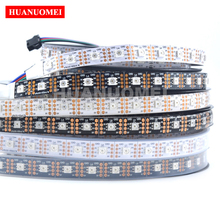 5V 5M 24LEDs/m APA102 LED Strip Light 5050 SMD RGB Addressable Christmas TV Flexible Digital Tape,White/Black PCB,IP20/IP65/IP67 2024 - buy cheap