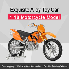 Модель мотоцикла MAISTO 1:18 KT & M 525SX, отлитый под давлением из сплава, реальная короткопоглощающая игрушка для детей, подарки, коллекция игрушек 2024 - купить недорого
