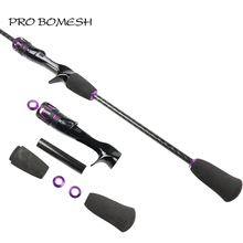 Pro Bomesh 1Set Aluminum Locking Nut + 3K Carbon Tube Casting EVA Handle Kit DIY Fishing Rod Pole Accessory For Slow Jigging Rod 2024 - buy cheap